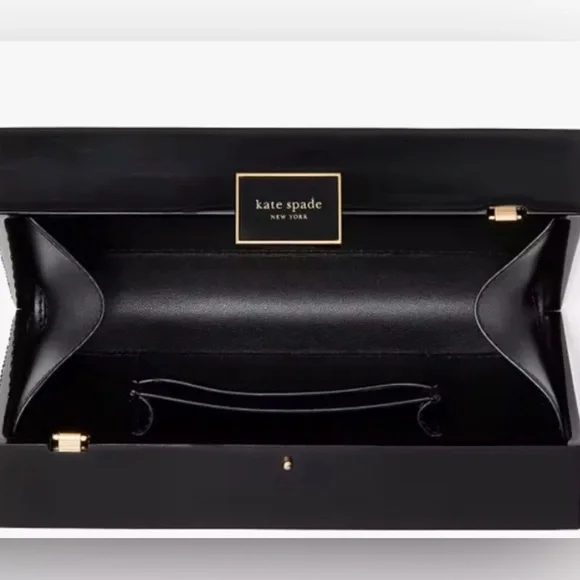 RARE NWT Unopened Kate Spade “Perfect Match” Matchbox Embellished Resin Clutch - Picture 9 of 12